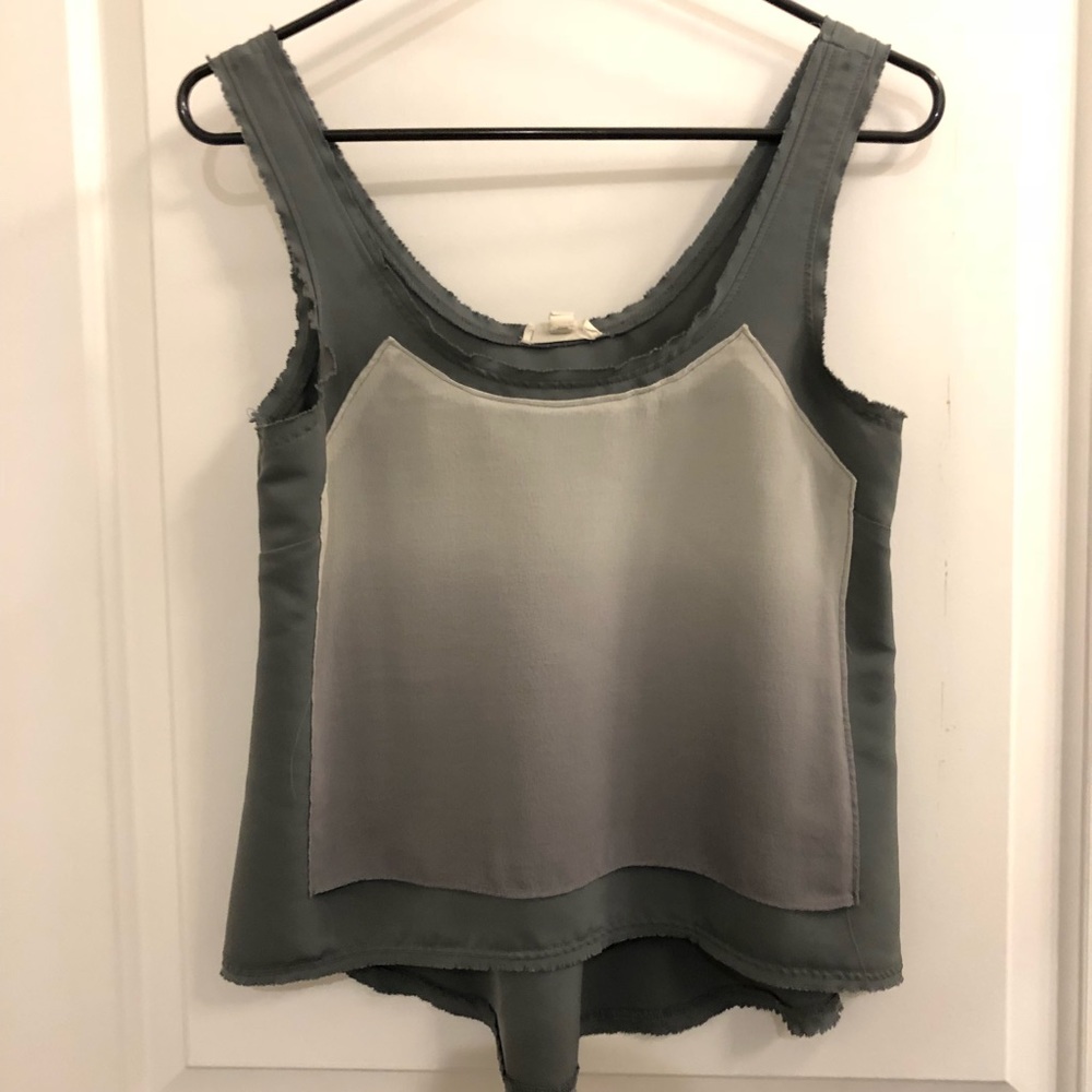 Urban Outfitters Silk Panel Ombré Tank Top